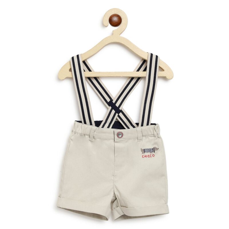 Boys Medium Natural Short Woven Trousers image number 0
